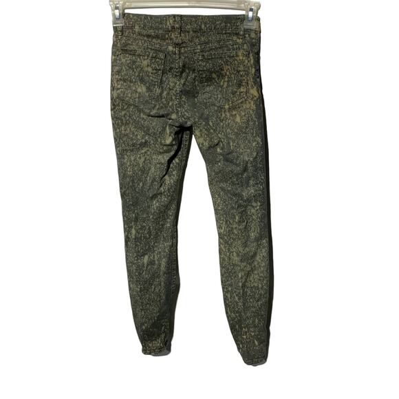 J brand mid rise skinny jean ankle pants splatter paint design sz 25 - Picture 2 of 8